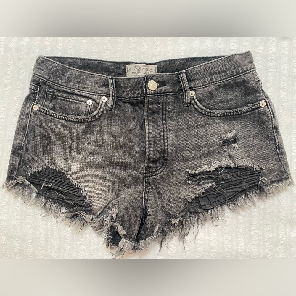 Free People Black shorts